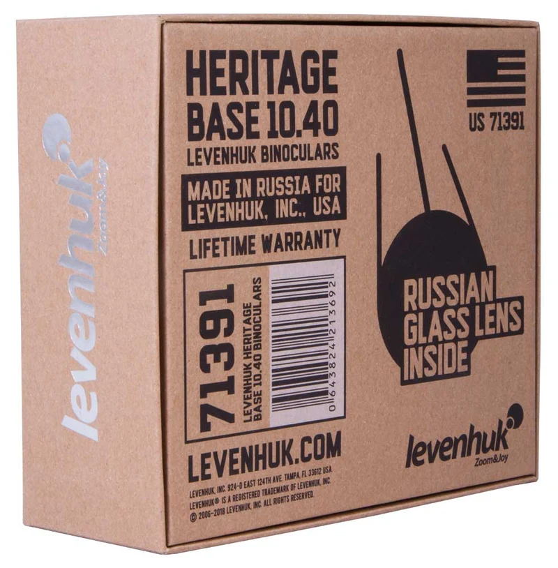 Prismáticos Levenhuk Heritage BASE 10x40