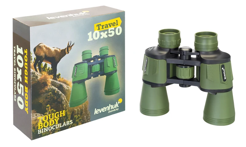 Prismáticos Levenhuk Travel 10x50