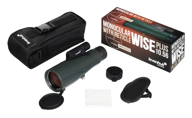 Monocular Levenhuk Wise PLUS 10x56 con retícula