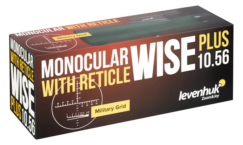 Monocular Levenhuk Wise PLUS 10x56 con retícula