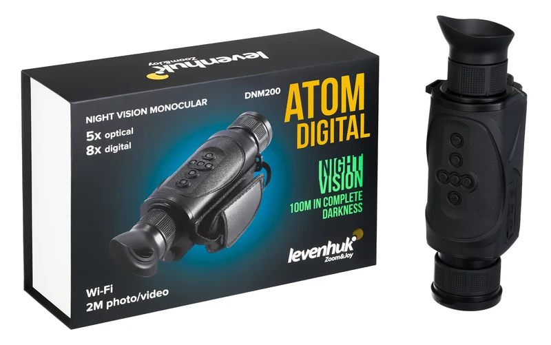 Monocular de visión nocturna Levenhuk Atom Digital DNM200