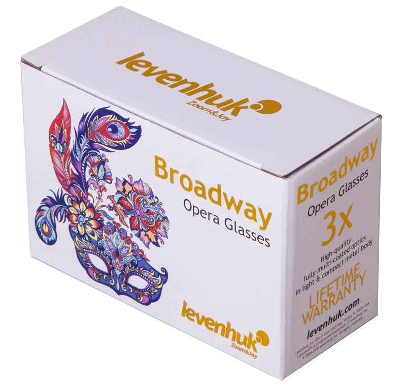 Prismáticos de ópera Levenhuk Broadway 325C con cadena