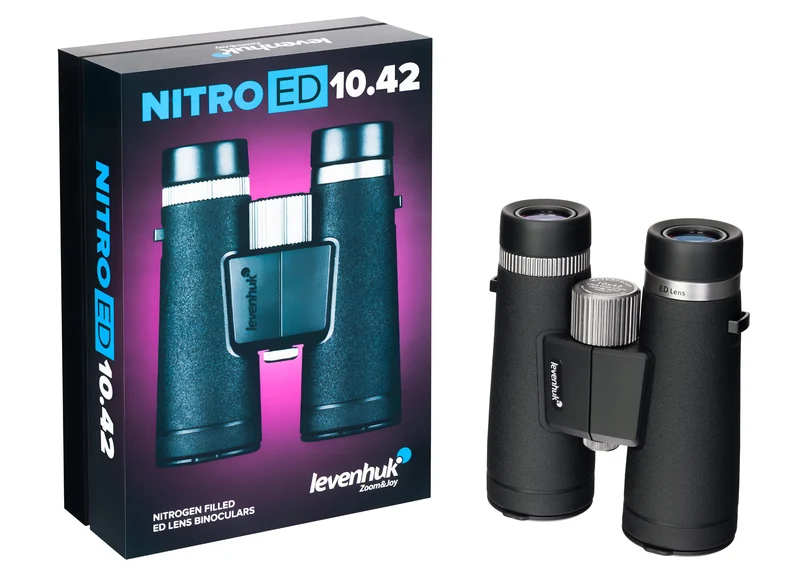 Prismáticos Levenhuk Nitro ED 10x42