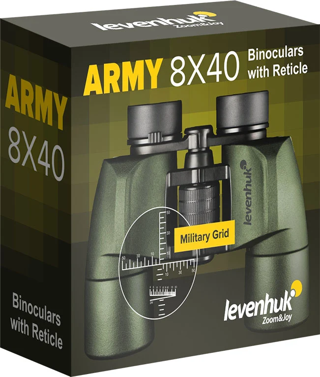 Prismáticos Levenhuk Army 8x40 con retícula