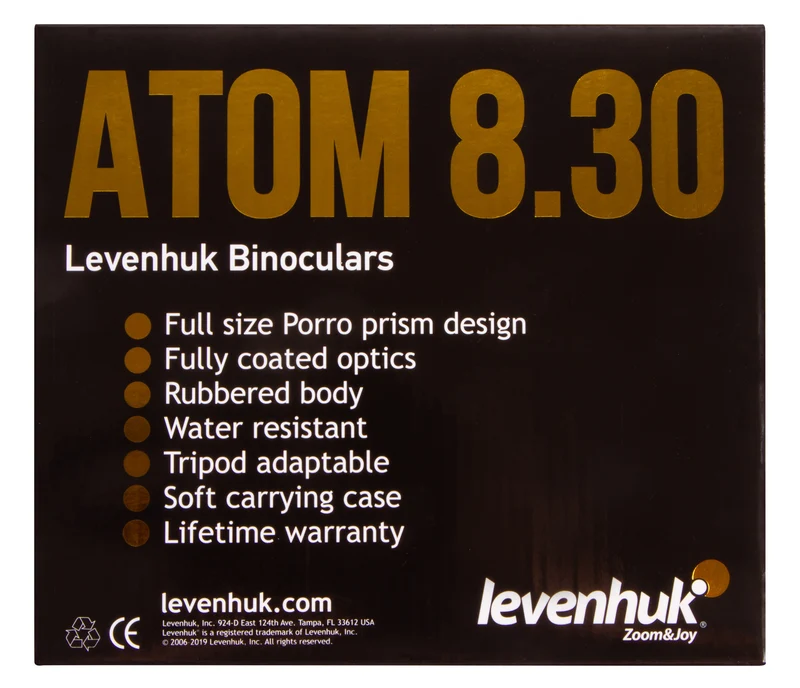 Prismáticos Levenhuk Atom 8x30