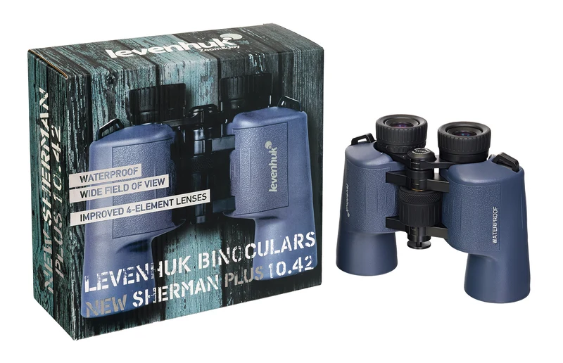 Prismáticos Levenhuk New Sherman PLUS 10x42