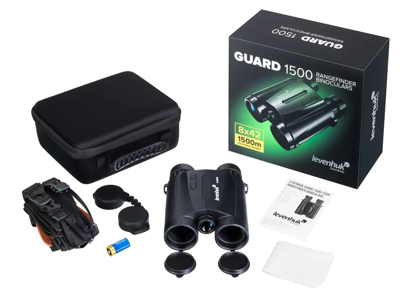 Prismáticos con telémetro Levenhuk Guard 1500