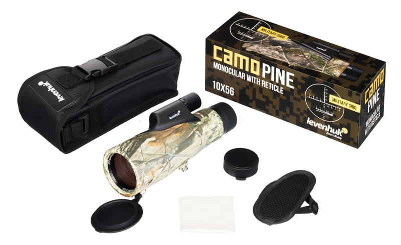 Monocular Levenhuk Camo 10x56 con retícula