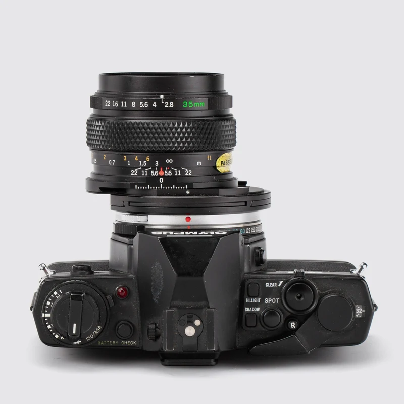 OM-3 + 2.8/35mm Shift