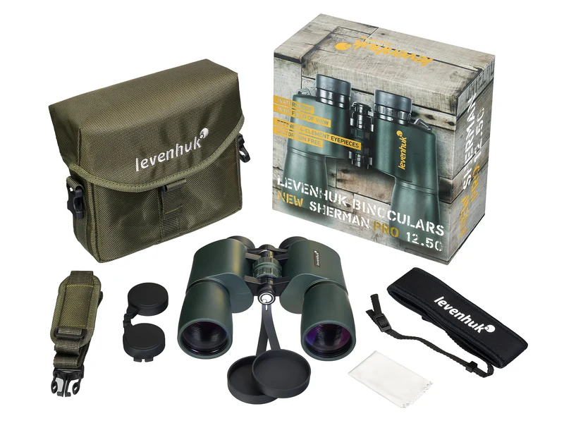 Prismáticos Levenhuk New Sherman PRO 12x50