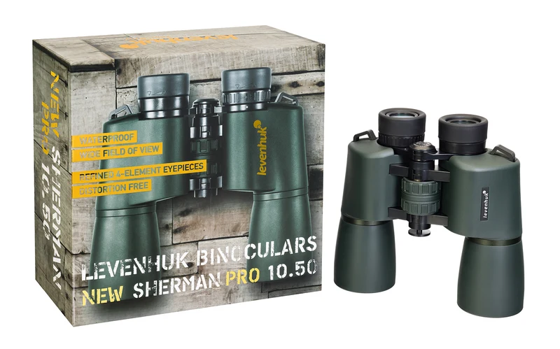 Prismáticos Levenhuk New Sherman PRO 10x50