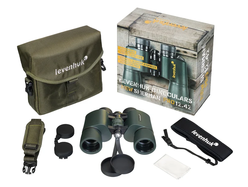Prismáticos Levenhuk New Sherman PRO 12x42