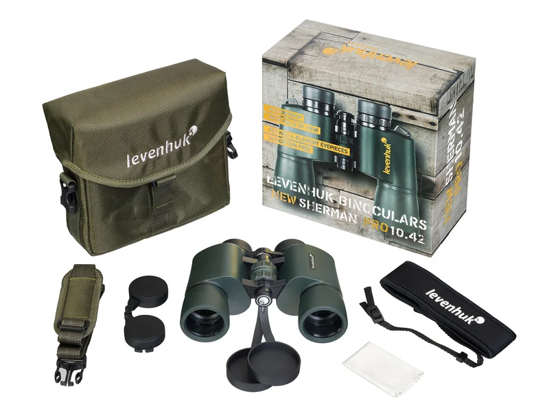 Prismáticos Levenhuk New Sherman PRO 10x42