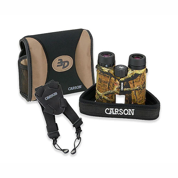 Carson Optical 3D Series 10x42 HD ED Binoculars Mossy Oak