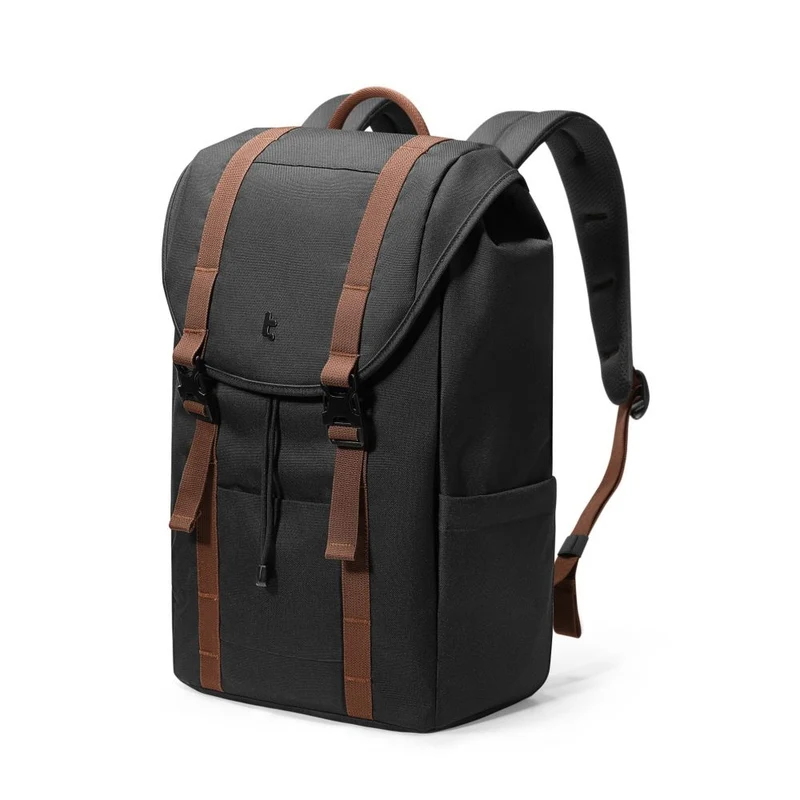 Tomtoc VintPack-TA1 22L Sac à dos pour ordinateur portable, noir