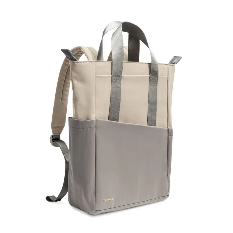 Tomtoc Slash-T63 Sac à Dos pour Ordinateur Portable, Moon Gris