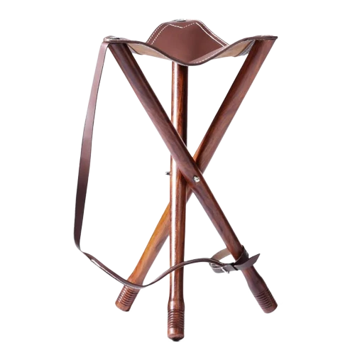 Dreibein-Ansitzstuhl, leichtere Ausführung, Sitzhöhe ca. 55 cm, L.SH 55