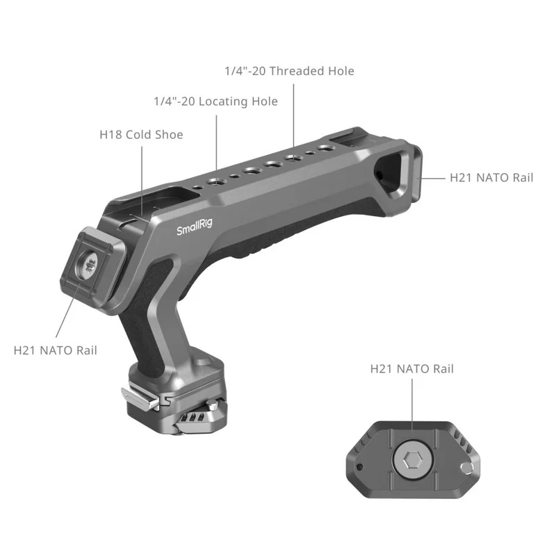 SmallRig HawkLock H21 Kit de poignée supérieure à dégagement rapide 4483