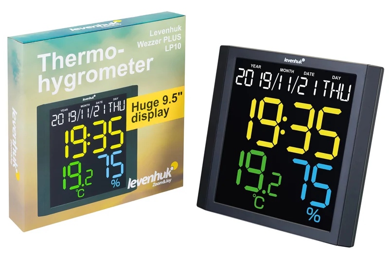 Termohigrómetro Levenhuk Wezzer PLUS LP10