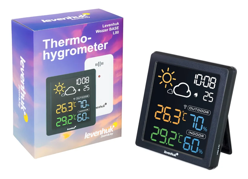 Termohigrómetro Levenhuk Wezzer BASE L80