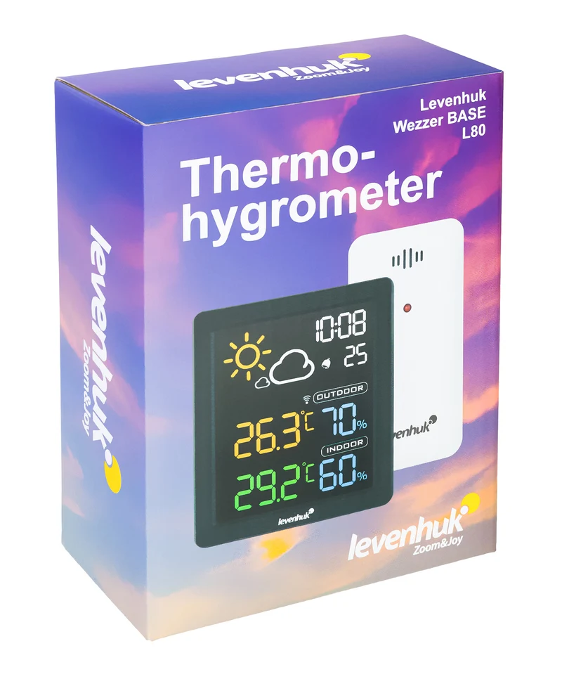 Termohigrómetro Levenhuk Wezzer BASE L80