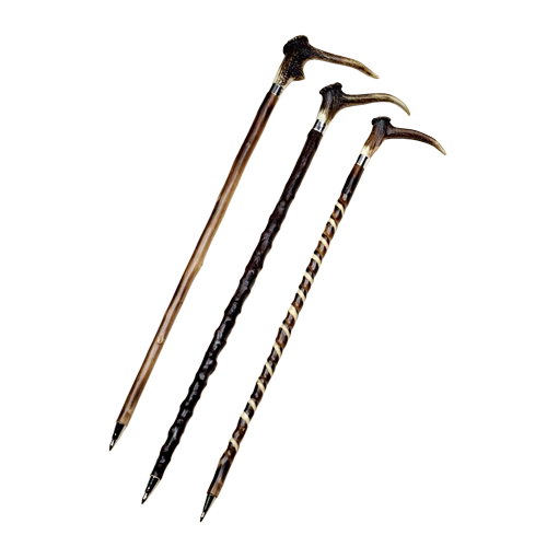 Herrenspazierstock, mit Hirschhorngriff, Kastanie, mit HH