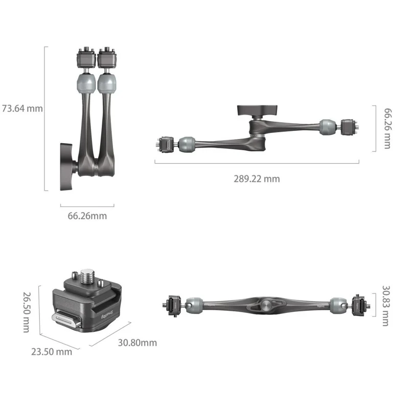 SmallRig HawkLock H21 Quick Release Rosette Magic Arm (11") 4489