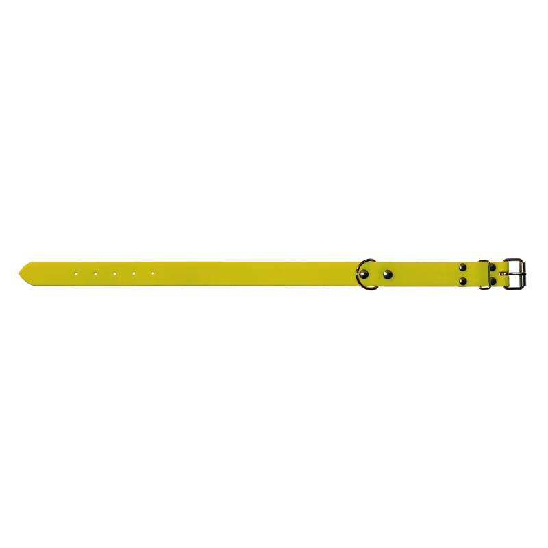 Biothane® Halsband, gelb, B-Th.Halsband.gelb 35cm