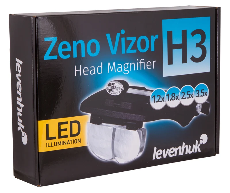 Lupa frontal Levenhuk Zeno Vizor H3