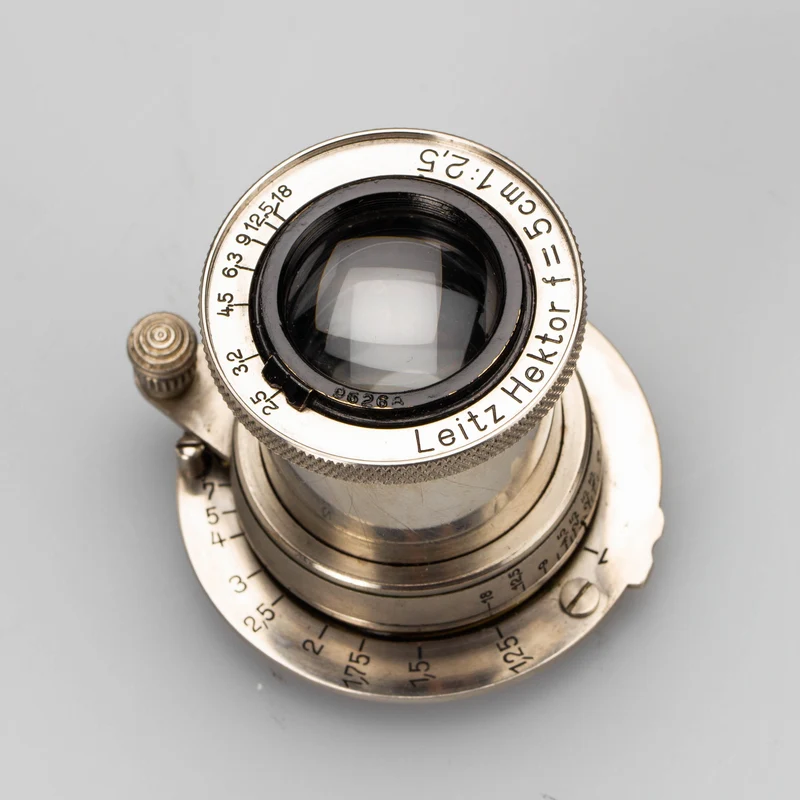 Hektor 2.5/5cm nickel