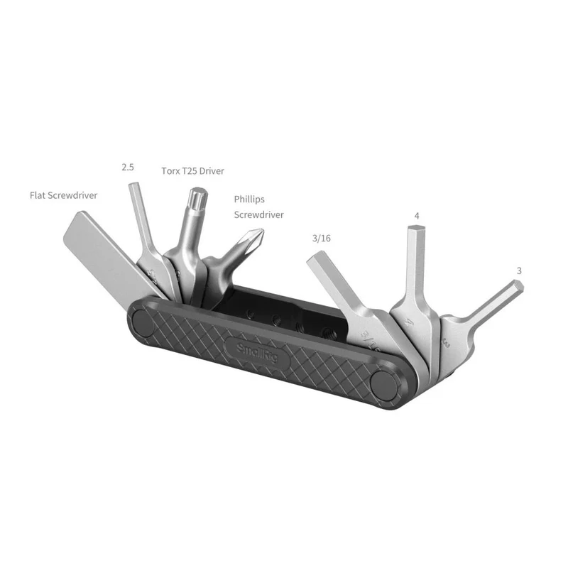 SmallRig 4681 Kit d'outils multifonctions pliable, noir