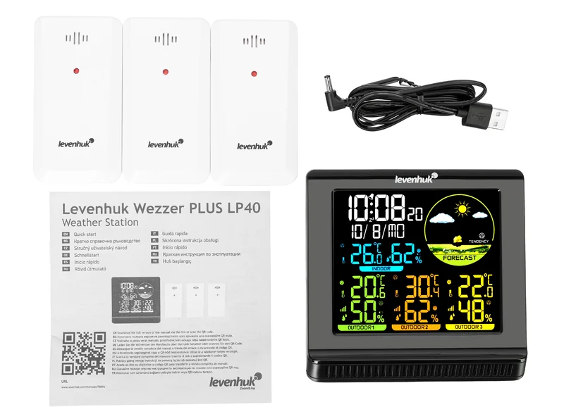 Estación meteorológica Levenhuk Wezzer PLUS LP40