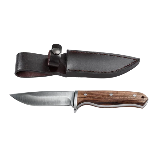 Jagdnicker, 11 cm Klinge aus 1.4116 Stahl, Ja-Nicker Eiche 11cm