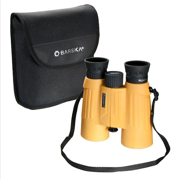 Barska Floatmaster 10x30 WP Binoculars - Yellow