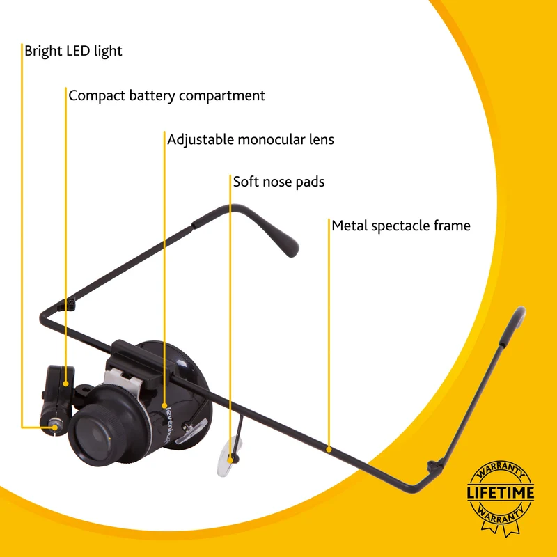 Gafas lupa Levenhuk Zeno Vizor G1