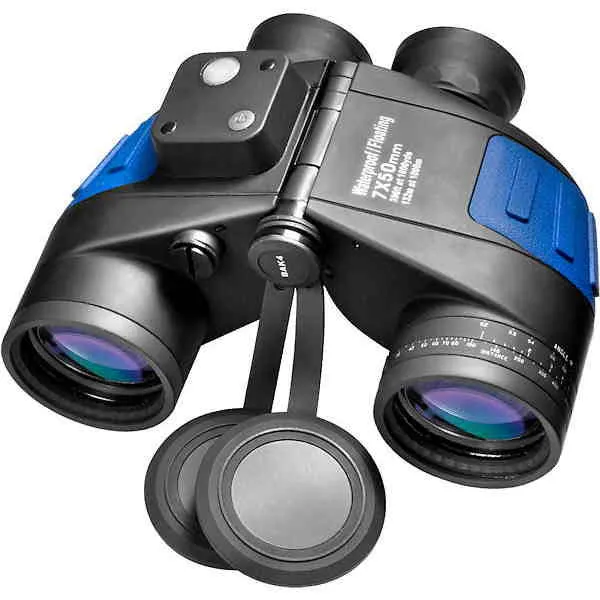 Barska Deep Sea 7x50 WP Floating Binoculars w/ Rangefinder & Compass