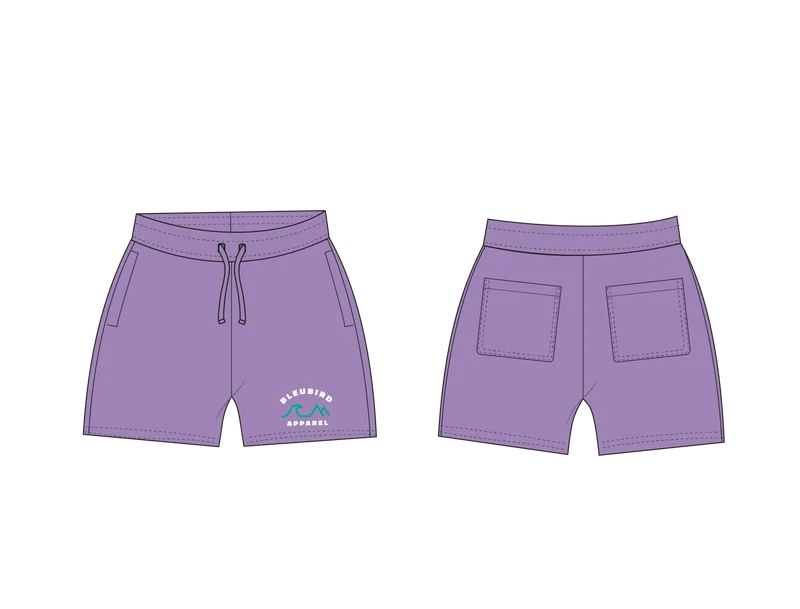 Violet Horizon Womens Shorts