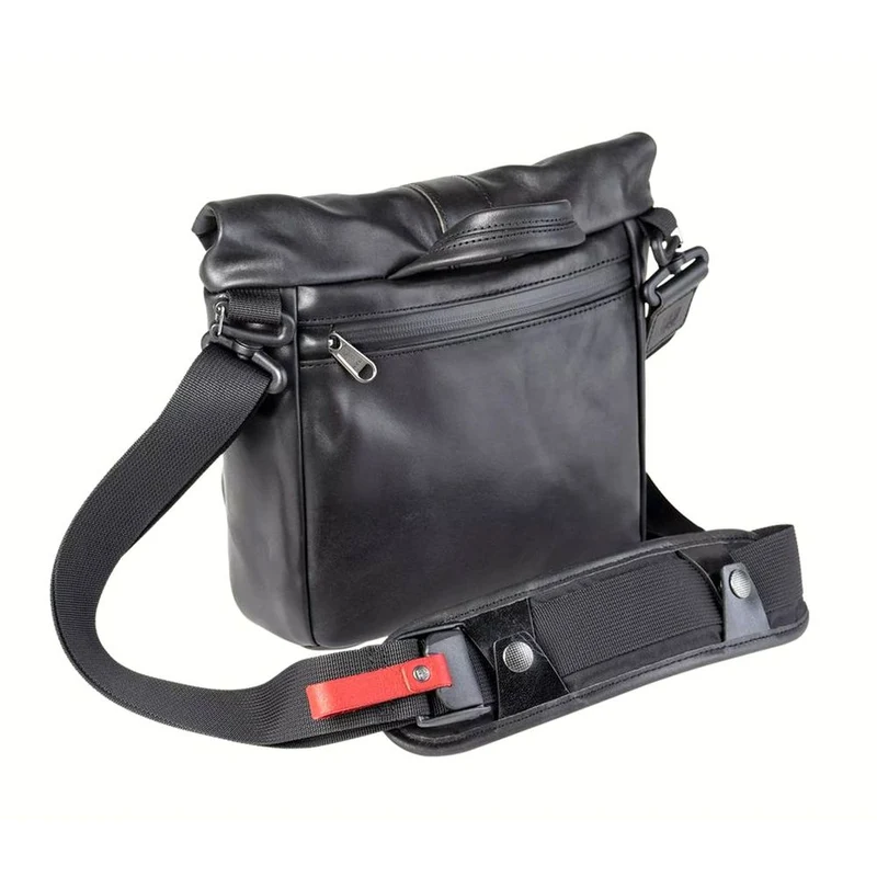 Wotancraft Pilot Travel Camera Bag 3,5l - cuir noir