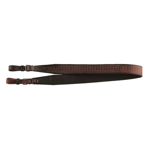 Gewehrriemen aus kräftigem Leder, Gewehrrie.Präg. Gu (32225-49)
