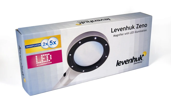 Lupa Levenhuk Zeno 400 LED, 2/4x, 88/21 mm, Metal