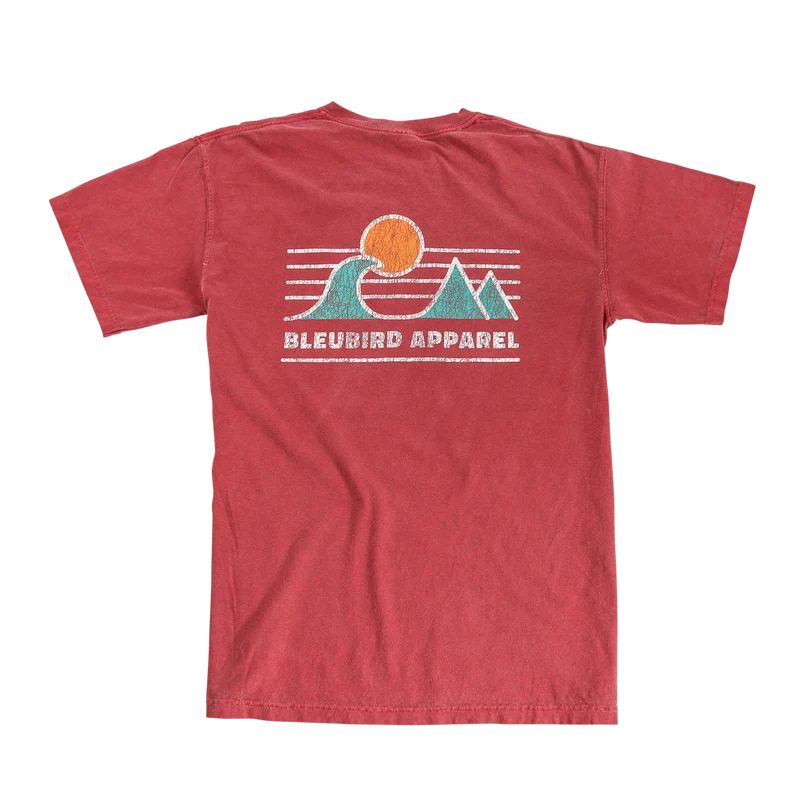 Crimson Horizon Tee