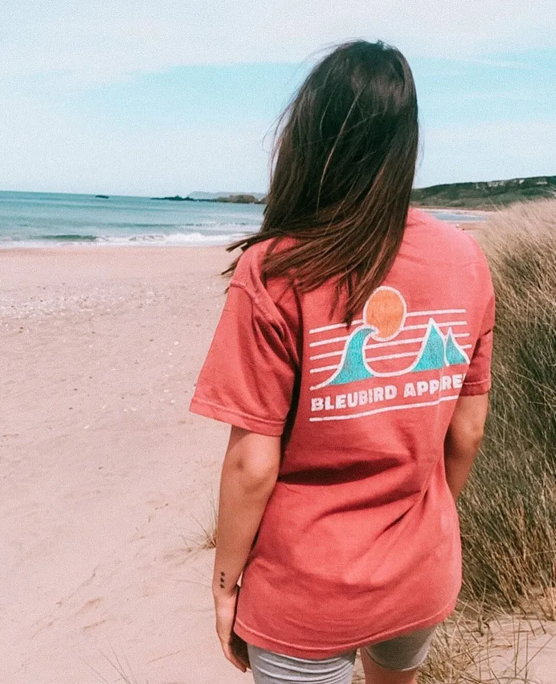 Crimson Horizon Tee