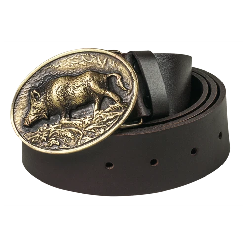 Ledergürtel 4 cm, braun, Keiler (30707)