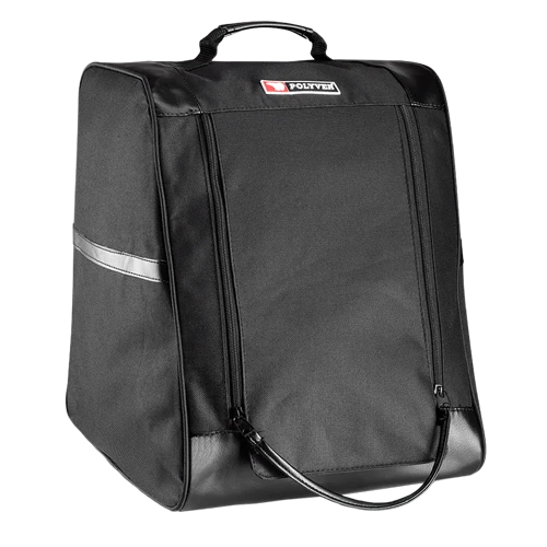 Stiefeltasche aus Nylon, schwarz 40x30x35