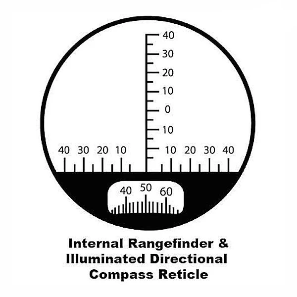 Barska Battalion 8x30 w/ Internal Rangefinder & Compass