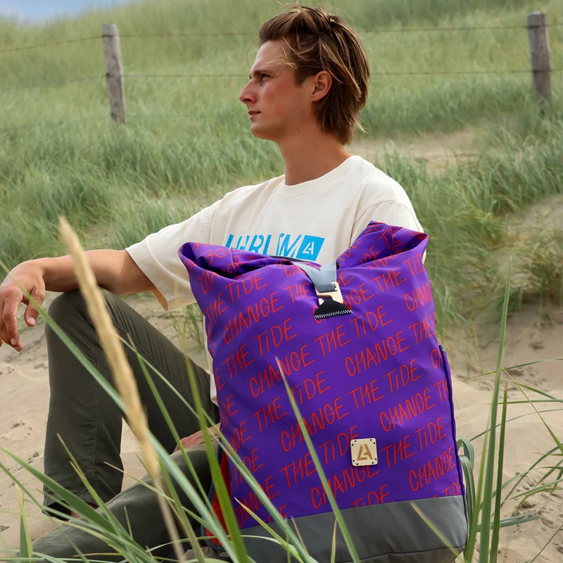 ECO BAG - PURPLE/RED