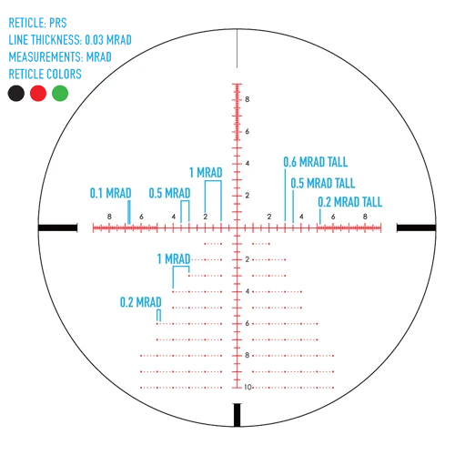Sightmark – Zielfernrohr Latitude 6,25-25 x 56 für Long Range-Schießen, PRS 6.5-25x56