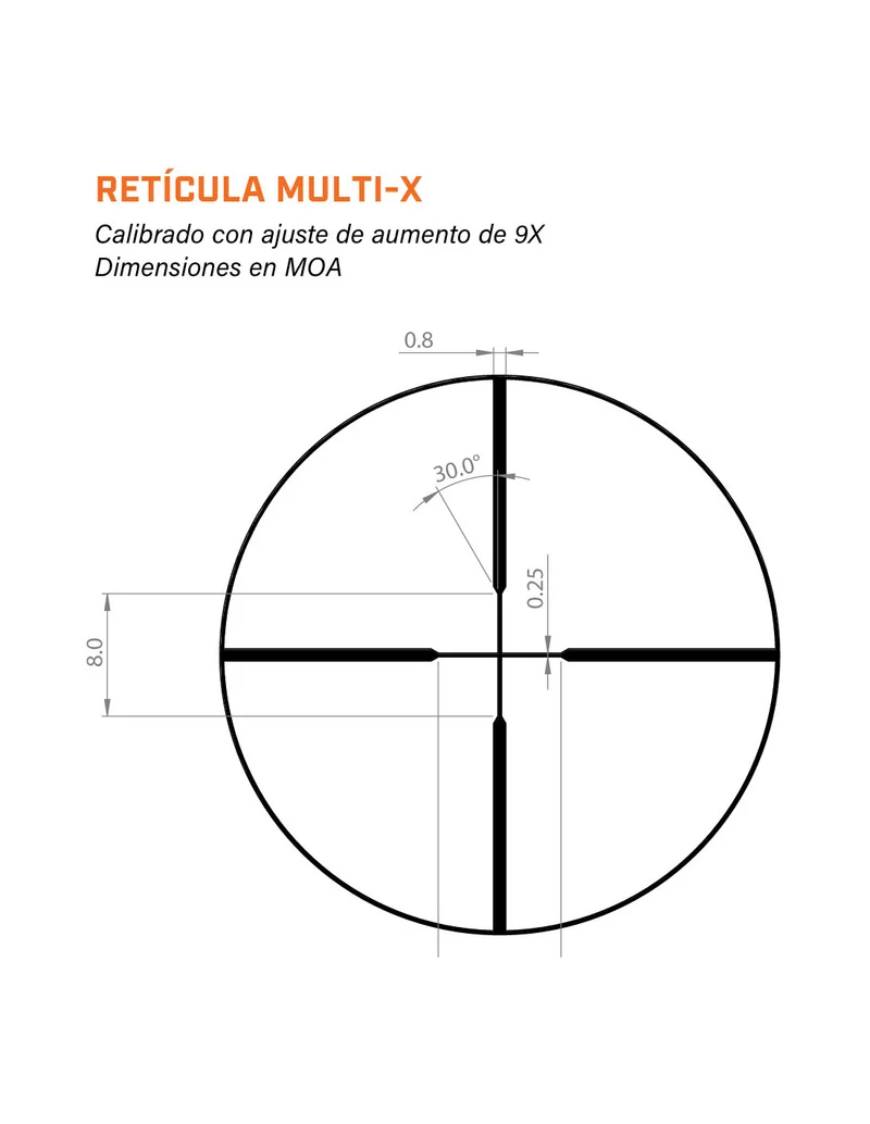 Visor BUSHNELL R3 3-9x40 Multi-X
