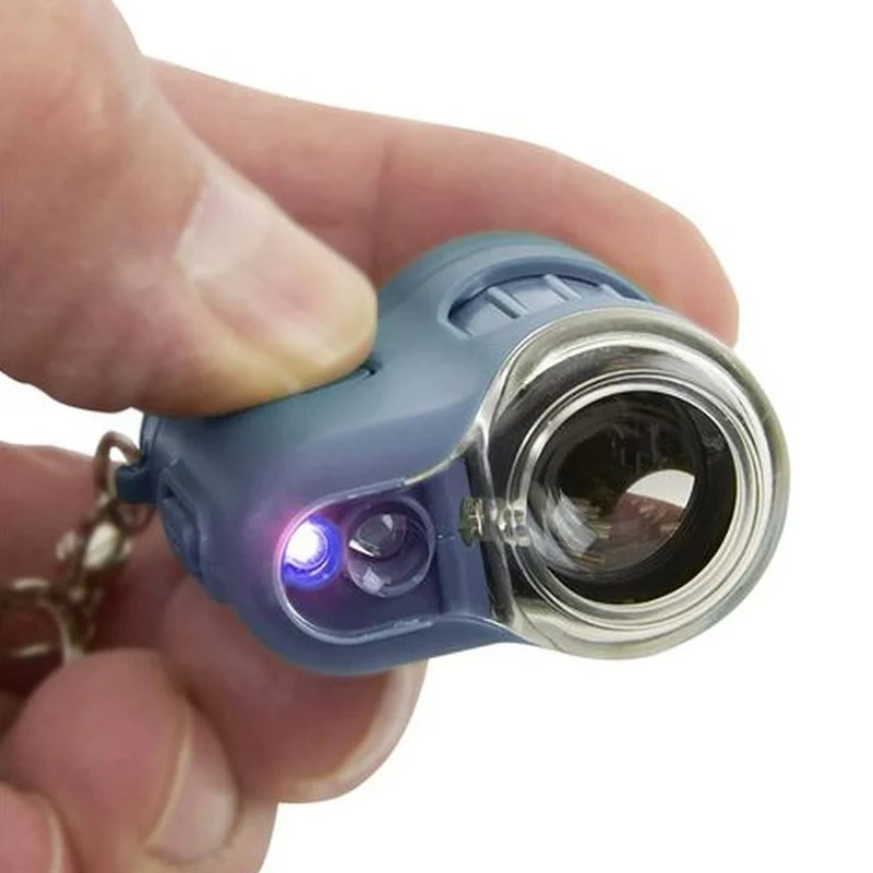 Carson Microscope de poche MicroMini 20x, bleu