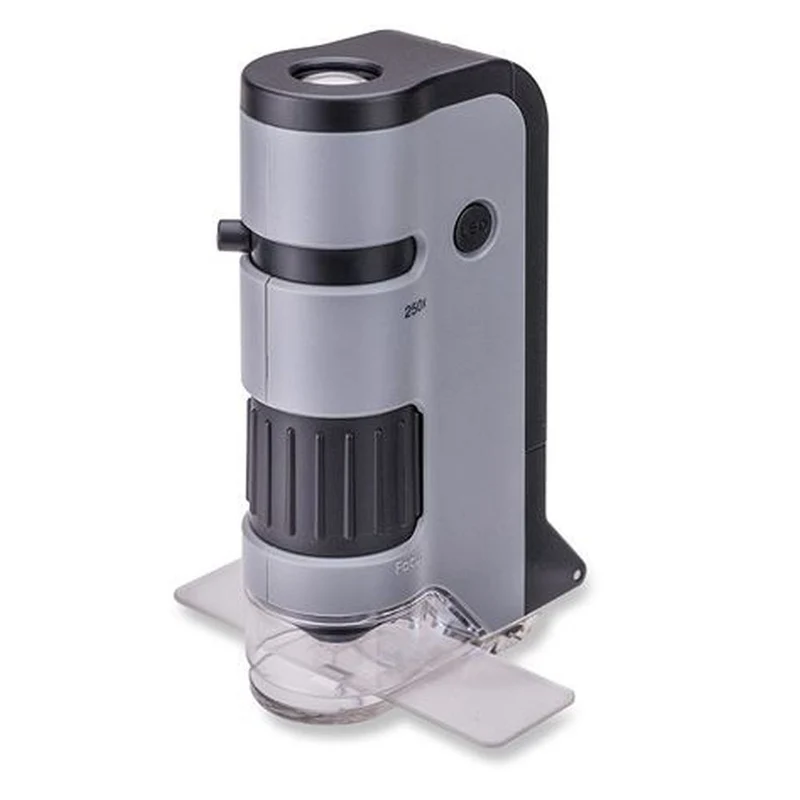 Carson Microscope portatif MP-250 MicroFlip 100-250x avec adaptateur pour smartphone